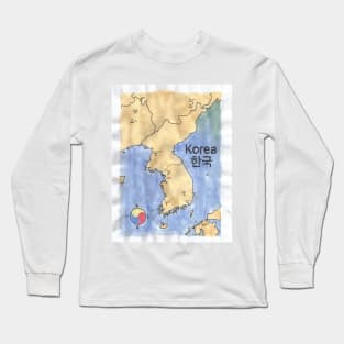 Korea Long Sleeve T-Shirt